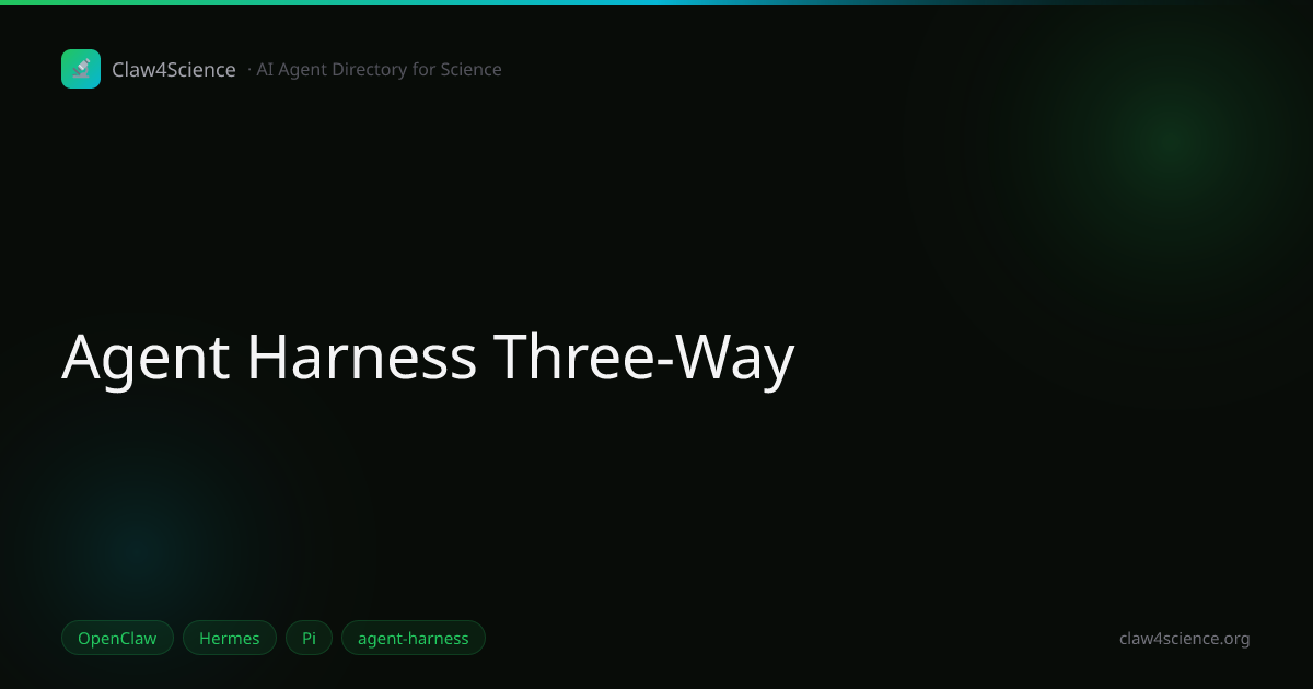 Agent Harness 2026: OpenClaw vs Hermes vs Pi Compared