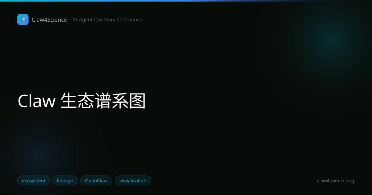 Claw 生态谱系图