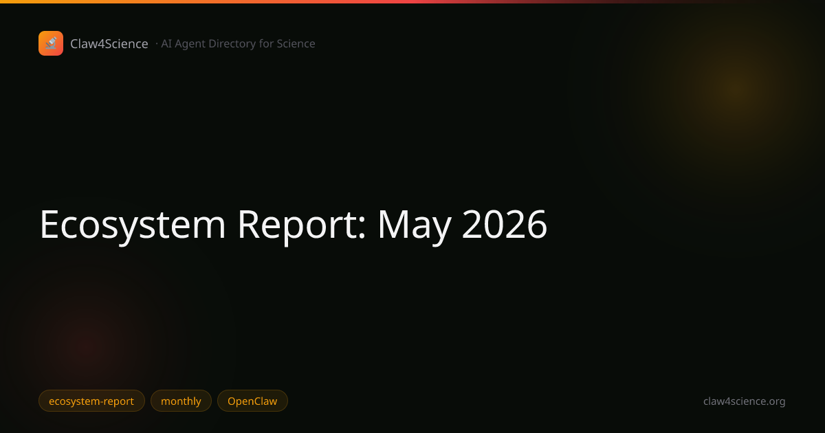 Ecosystem Report: May 2026 — Skill Hubs Take Over