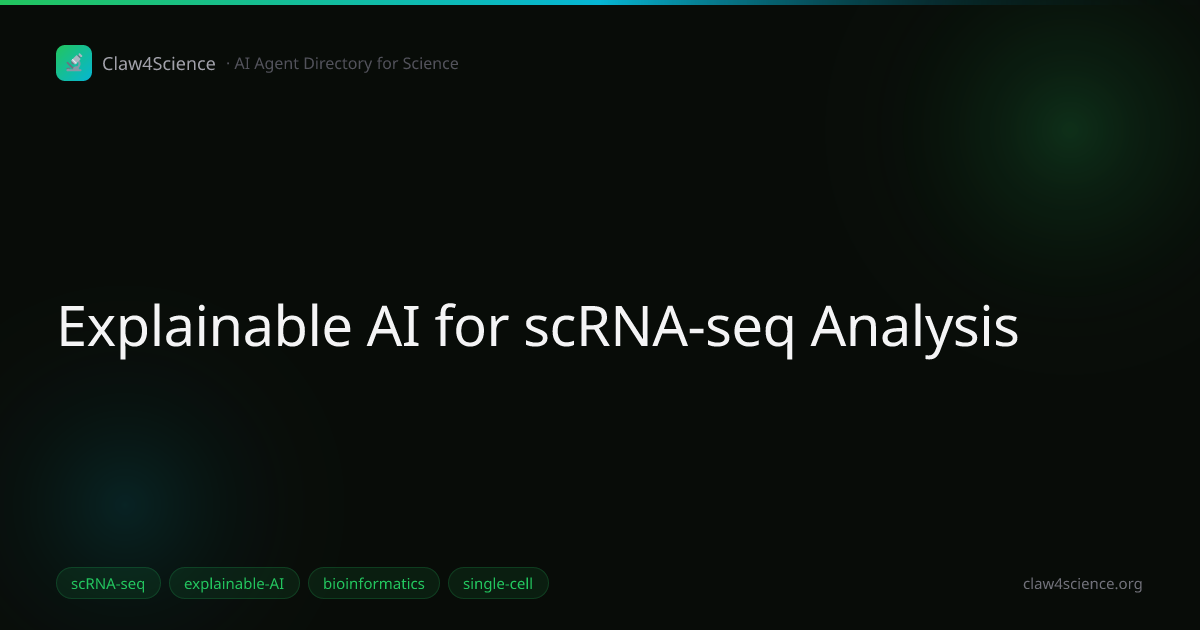 Explainable AI for scRNA-seq Analysis